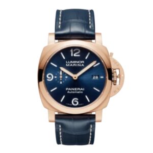 파네라이 루미노르 Marina 44mm PAM01114 Red gold Leather Strap Blue Dial[VS]