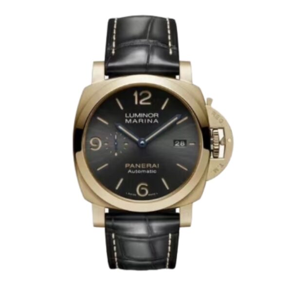 파네라이 루미노르 Marina 44mm PAM01115 Red gold Leather Strap Black Dial[VS]