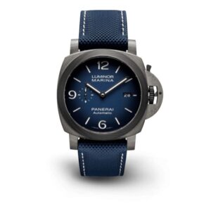 파네라이 루미노르 Marina 44mm PAM01663 Carbon Fiber Canvas Strap Blue Dial[VS]