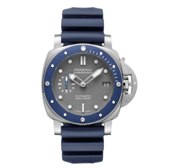 파네라이 루미노르 Submersible 42mm PAM00959 Steel Blue Rubber Strap Grey Dial[VS]