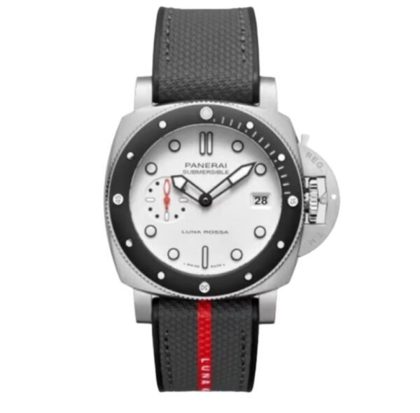 파네라이 섭머저블 Luna Rossa 42mm PAM01579 Steel Rubber Strap White Dial[VS]
