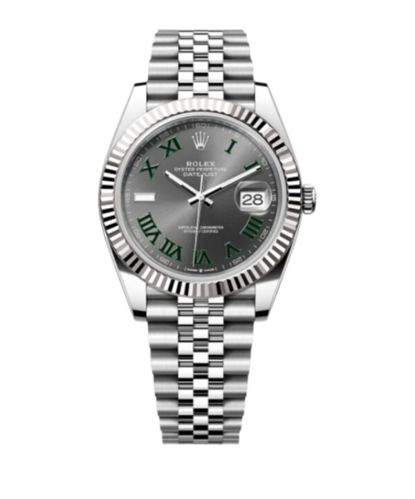 롤렉스 데이저스트 41mm 126334-0022 Wimbledon Full 904L Roman Number Grey Dial Jubilee[VS]