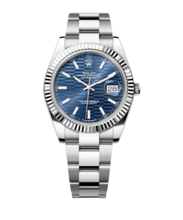 롤렉스 데이저스트 41mm M126334-0031 White Gold&904L Blue Fluted Dial[ARF]