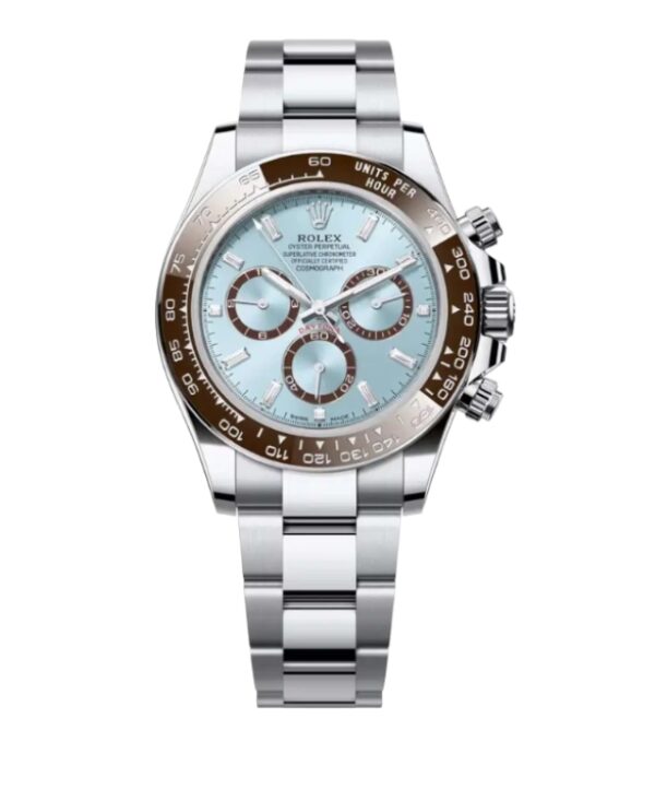 롤렉스 데이토나 40mm 126506-0002  Full Platinum Ice Blue Diamond Baguette Dial[VS]