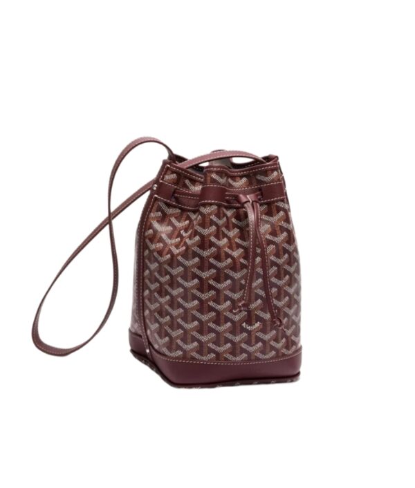 고야드[goyard/리미티드]쁘띠 플로 버킷 백(버건디)