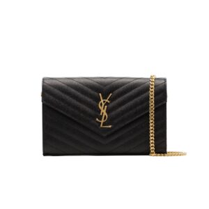 생로랑[ysl]카산드라 WOC 체인 백(블랙/금장)