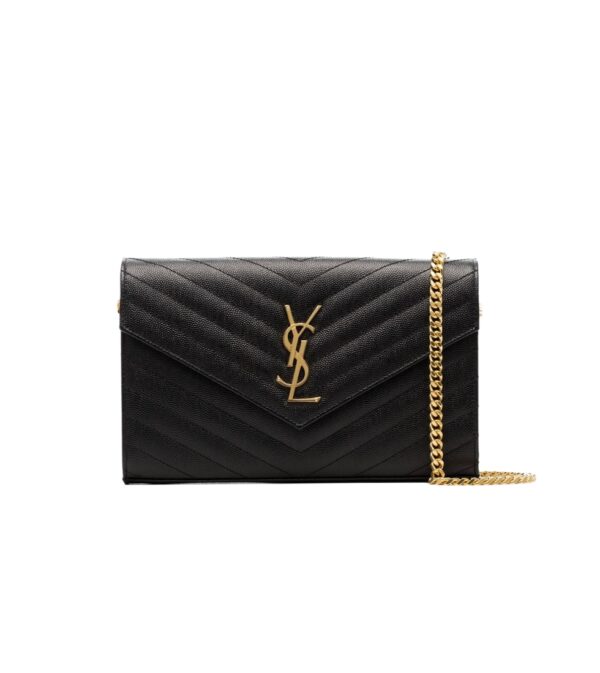 생로랑[ysl]카산드라 WOC 체인 백(블랙/금장)