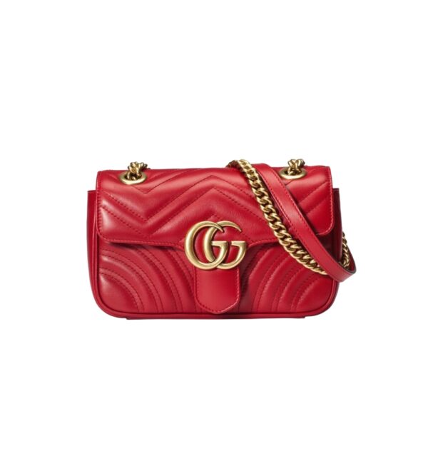 구찌[gucci/OC]GG 마몽 미니 숄더백(레드)