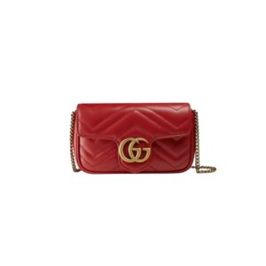 구찌[gucci/OC]GG 마몽 수퍼 미니백(레드)