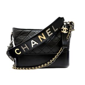 샤넬[chanel/팬더샵]가브리엘 핸들로고 호보백 미디엄(블랙/카프스킨)