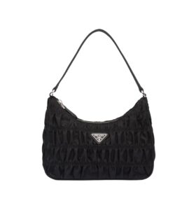 프라다[prada/블랙프라임]고프레 사피아노 트리밍 나일론 미니백(블랙)