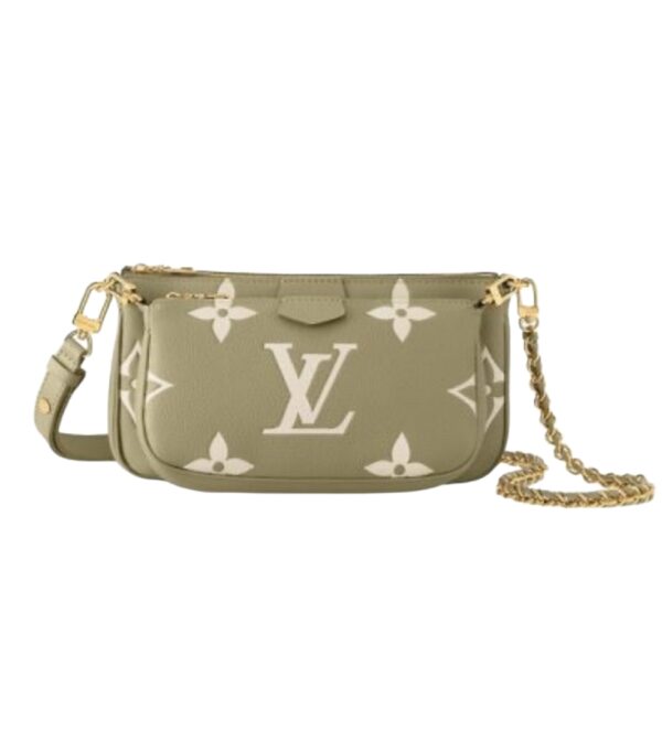 루이비통[louis vuitton/듀티프리]멀티 포쉐트 악세수아 앙프렝뜨(카키/크림)