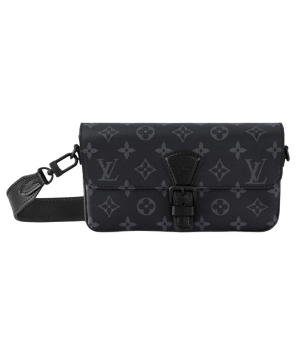 루이비통[louis vuitton/듀티프리]몽수리 웨어러블 윌릿(모노그램 이클립스)