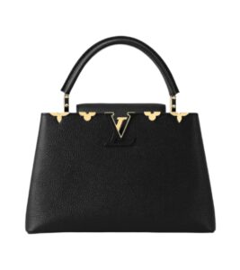 루이비통[louis vuitton/듀티프리]카퓌신 MM(블랙/금장)