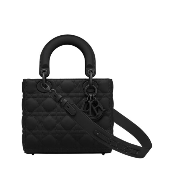 디올[dior/여왕]레이디 디올 ABC 스몰 백(울트라 매트 블랙/까나쥬/램스킨)