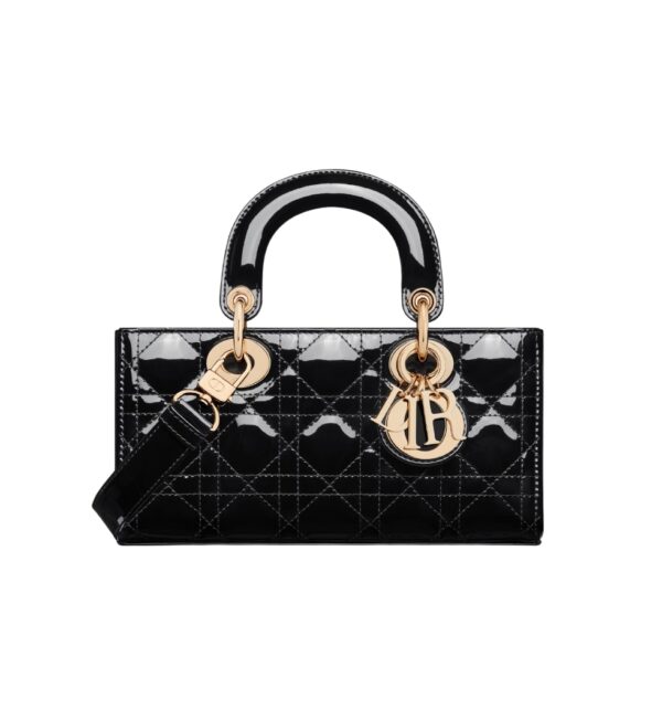 디올[dior/여왕]레이디 디조이 스몰 백(블랙/까나쥬/페이턴트)