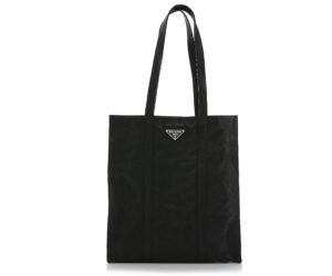 프라다[prada/블랙프라임]링클 나파 레더 스몰 토트백(블랙)