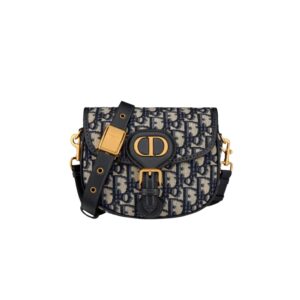 디올[dior/여왕]바비 스몰 백(블루/오블리크 자카드)