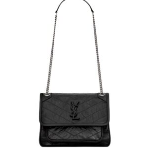 생로랑[ysl]빈티지 니키 베이비(블랙/은장)