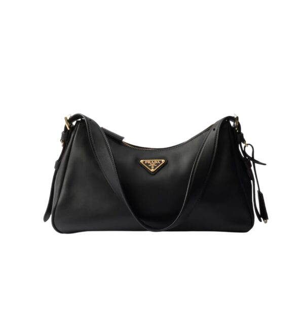 프라다[prada/블랙프라임]에메 레더 미디엄 숄더백(블랙)