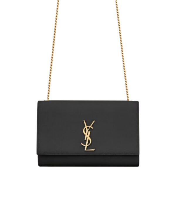 생로랑[ysl]케이트 미디엄 백(블랙/금장)