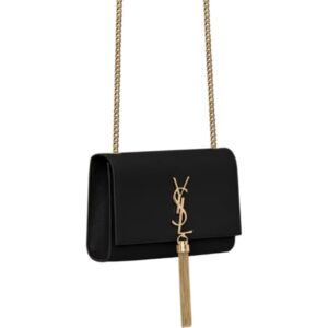 생로랑[ysl]케이트 스몰 태슬 백(블랙/금장)
