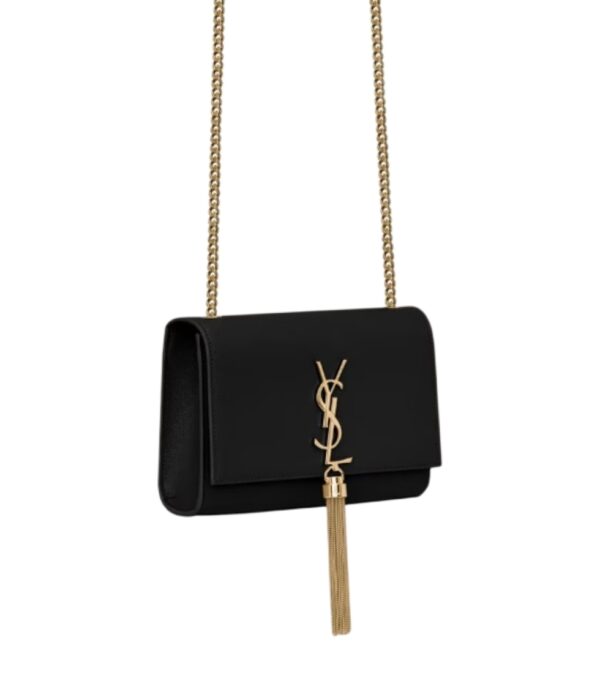 생로랑[ysl]케이트 스몰 태슬 백(블랙/금장)
