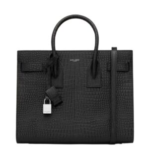 생로랑[ysl]크로커다일 삭 드 쥬르 스몰(블랙/은장)