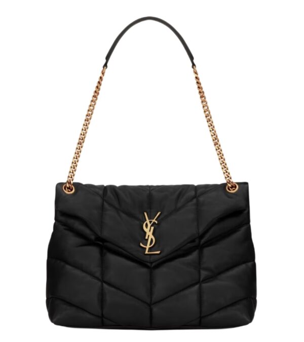 생로랑[ysl]푸퍼 미디엄(블랙/금장)