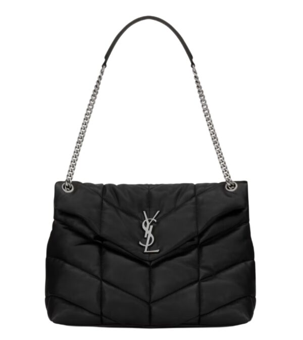 생로랑[ysl]푸퍼 미디엄(블랙/은장)