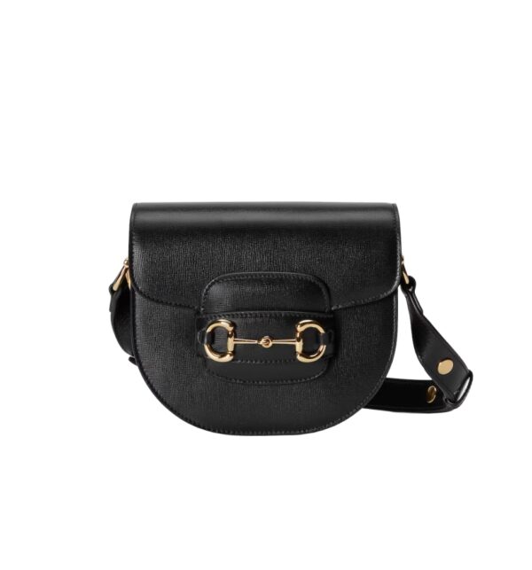 구찌[gucci/OC]홀스빗 1955 라운드 미니백(블랙)